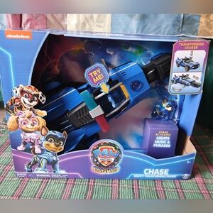 Paw Patrol Chase Transforming Cruiser - Blue and Black